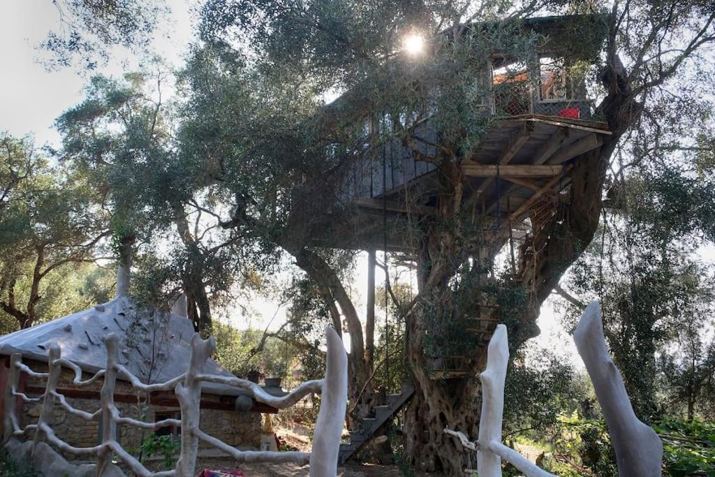 Willa Margaritis'S Treehouse Paramonas  Zewnętrze zdjęcie