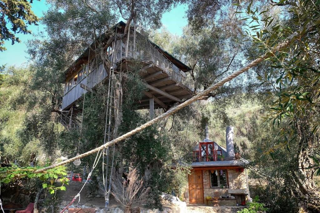 Willa Margaritis'S Treehouse Paramonas  Zewnętrze zdjęcie